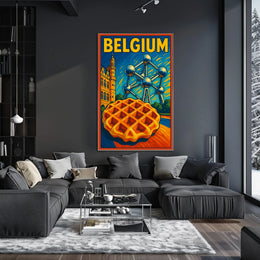 Belgium A Taste Of Culture Poster