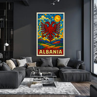 Albania Vibrant Heritage Poster