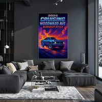 Cruising Woodward Ave 2025 Poster