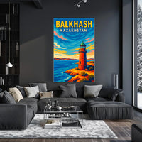 Balkhash, Kazakhstan Poster