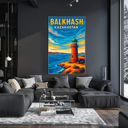 Balkhash, Kazakhstan Poster