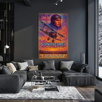 Sopwith Camel Aviation Poster: Bold Historical & Nostalgic Art