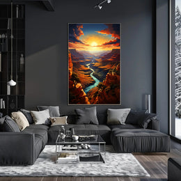 Grand Canyon Sunset Poster