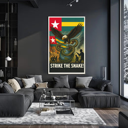Strike the Snake! Poster PosterGoat