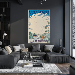 Colorado Ski Adventure Poster