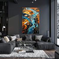 Flowing Landscapes Poster