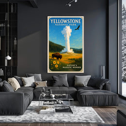 Yellowstone National Park Nature's Majestic Wonder Poster PosterGoat