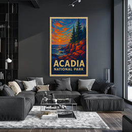 Acadia National Park Scenic Beauty Poster