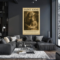 Saint Anne Patron Of Families And Poster