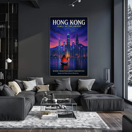 Hong Kong Jewel of the Orient Poster