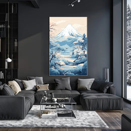 Tranquil Mountain Landscape Poster