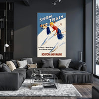 Snow Train Adventure Poster