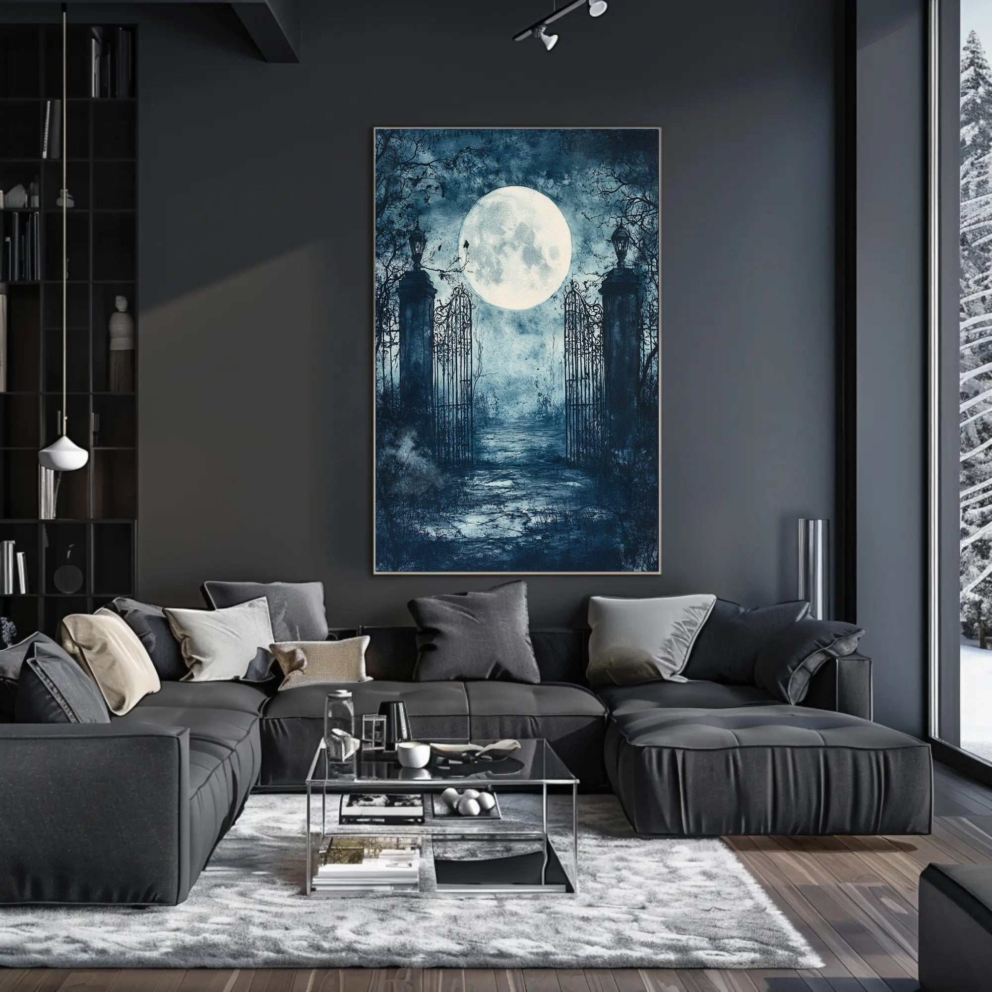 Moonlit Gateway Poster