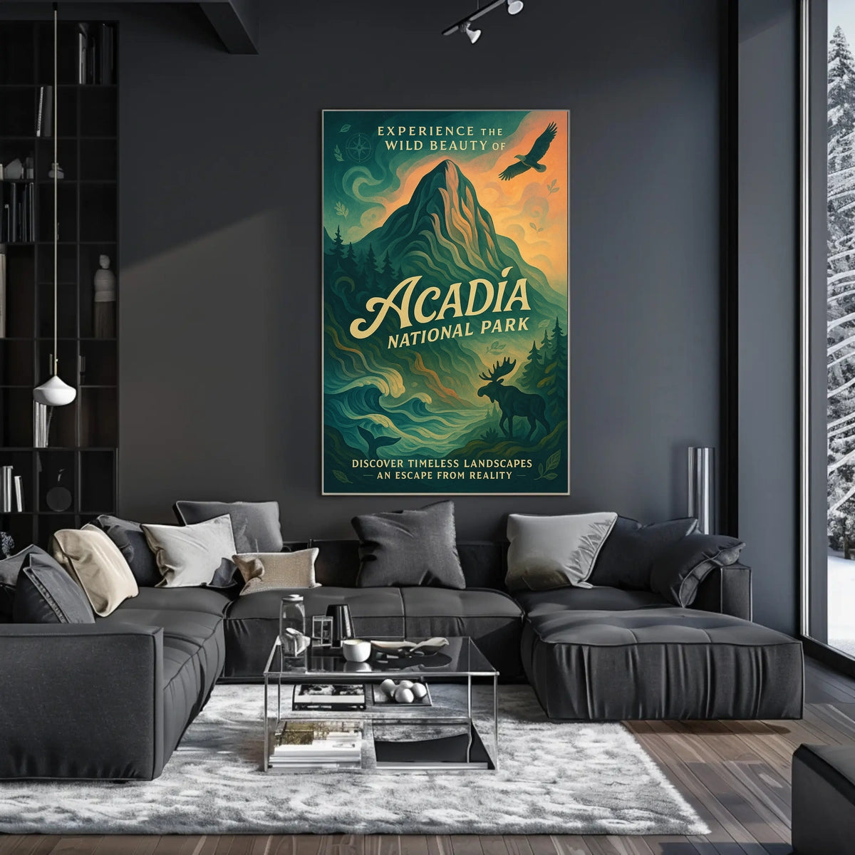 Discover The Beauty Of Acadia Poster