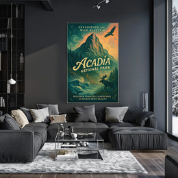 Discover The Beauty Of Acadia Poster