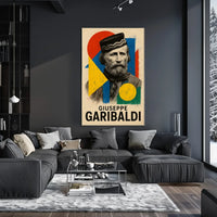 Giuseppe Garibaldi Italian Unification Historical Poster