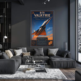 B-70 Valkyrie Pinnacle of Aviation Innovation Poster