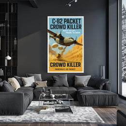 Fairchild C-82 Packet Crowd Killer Poster