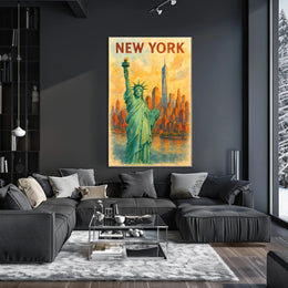 New York Cityscape Poster