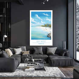 Key West Beach Vacation, Poster