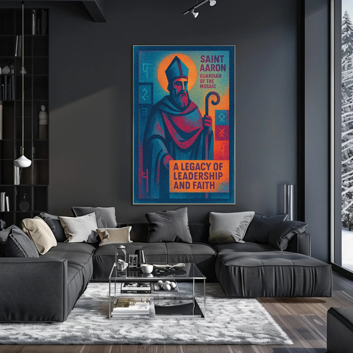Saint Aaron Guardian Of The Mosaic Poster