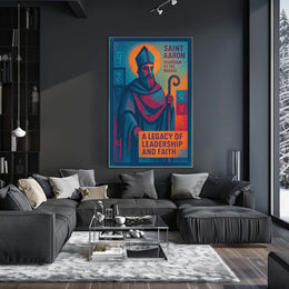Saint Aaron Guardian Of The Mosaic Poster