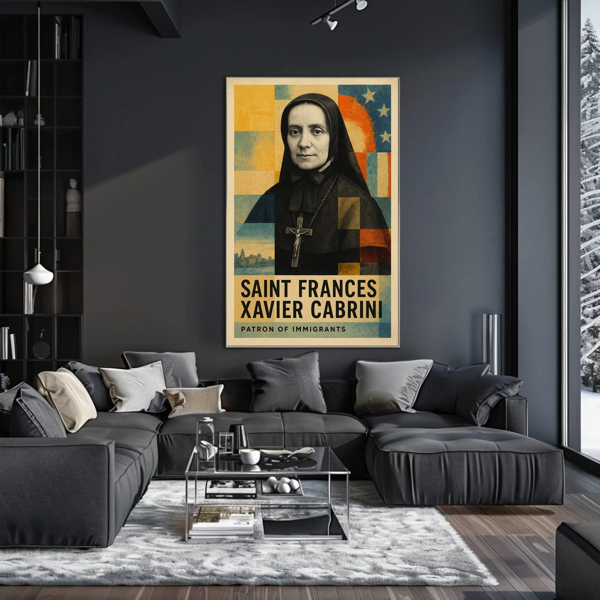 Saint Frances Xavier Cabrini Patron Of Poster