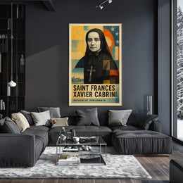 Saint Frances Xavier Cabrini Patron Of Poster