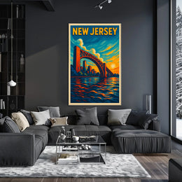 New Jersey Sunset Poster