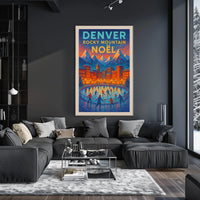 Denver Rocky Mountain Noël Poster