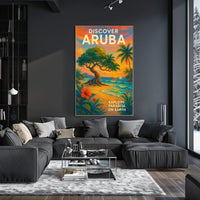 Discover Aruba Tropical Paradise Poster