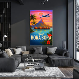 Visit Bora Bora Poster PosterGoat
