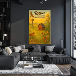 Iowa The Heartland of Possibilities Poster