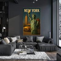 New York Iconography Poster