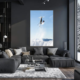 High-Flying Ski Adventure Poster