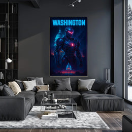 Washington The Futuristic Guardian Poster