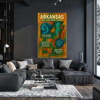 Arkansas The Natural State Poster