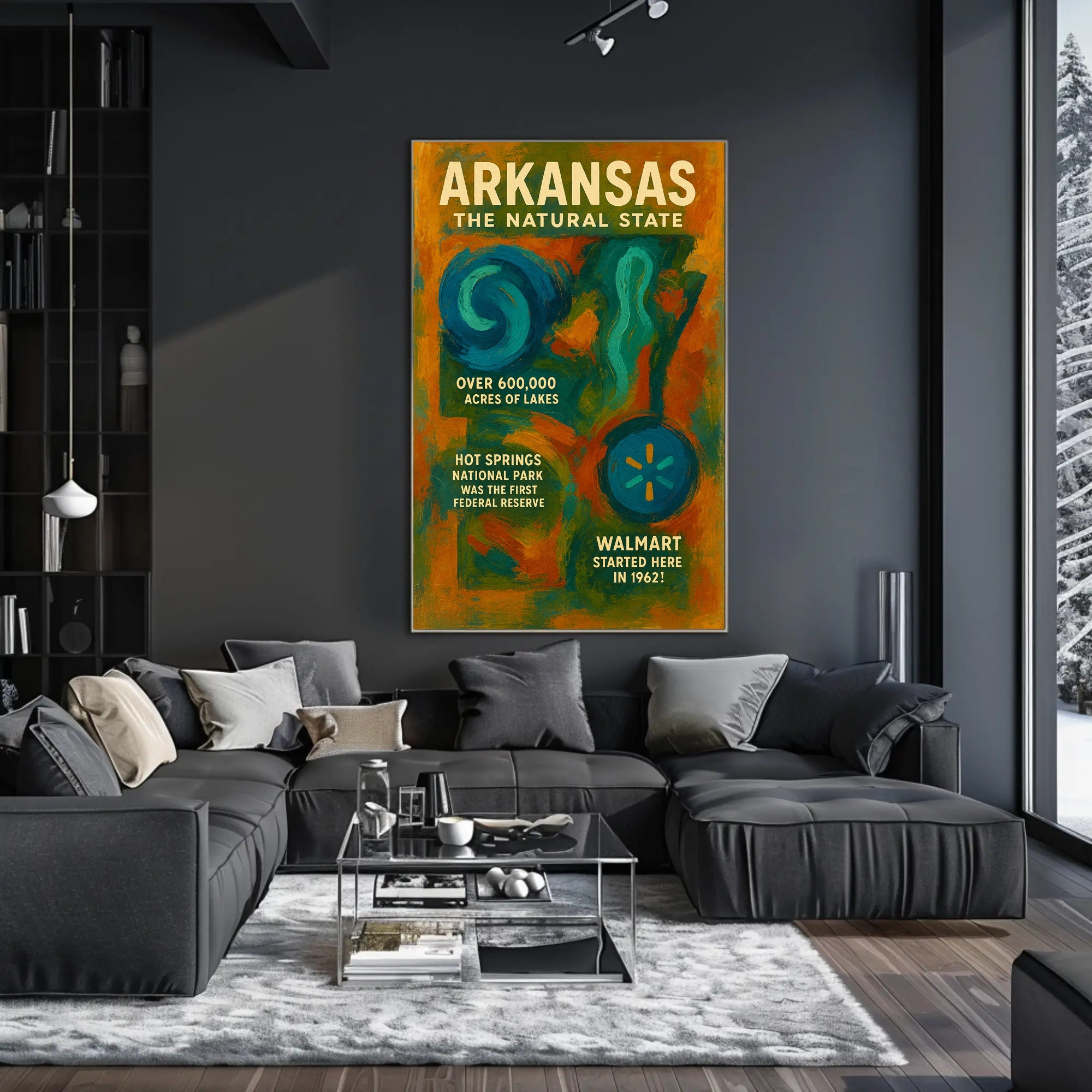 Arkansas The Natural State Poster