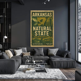 Arkansas The Natural State Poster