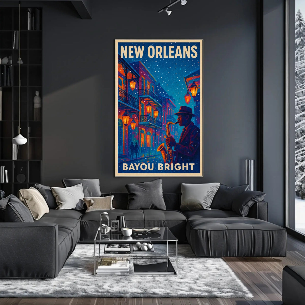 New Orleans Bayou Bright Poster