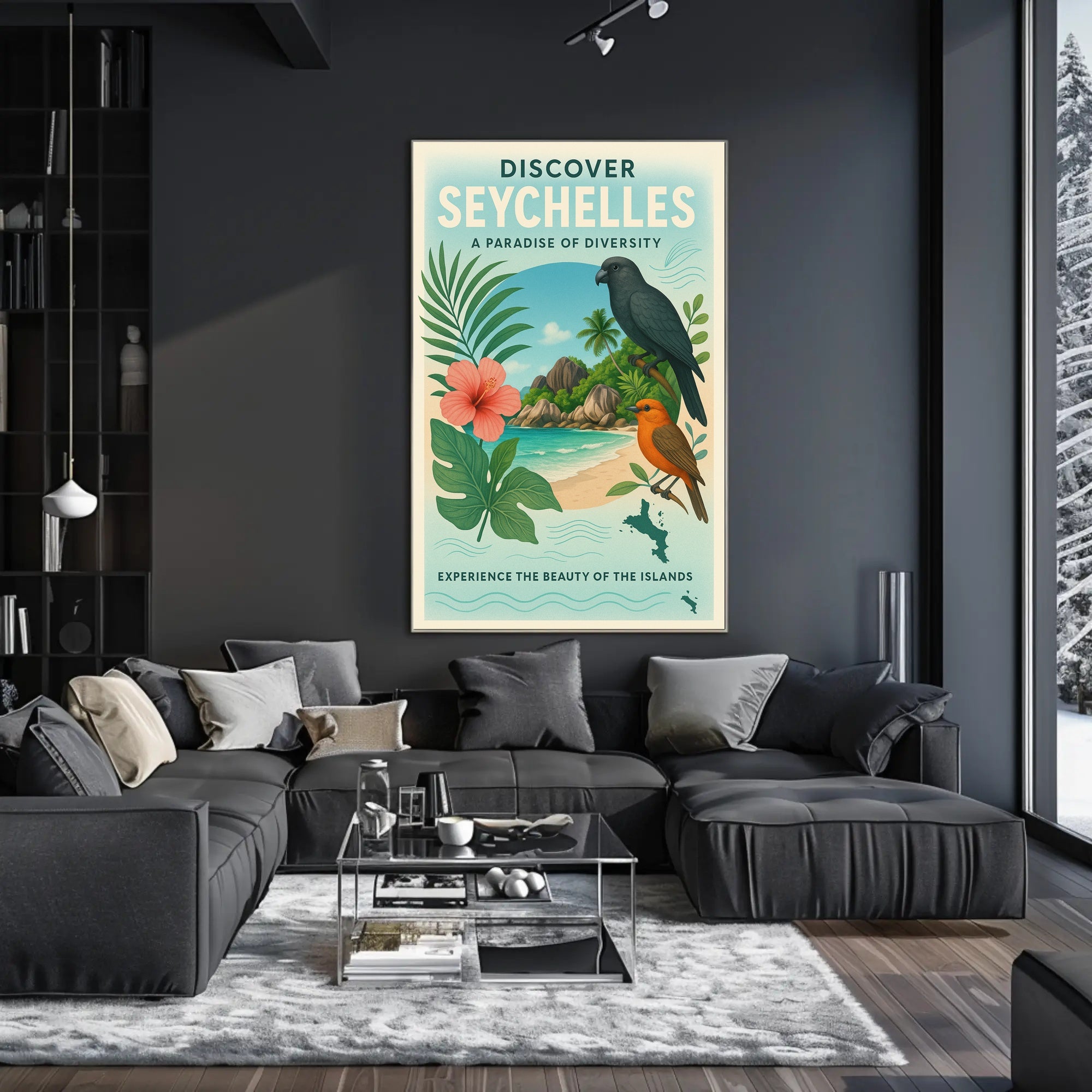Discover Seychelles Poster PosterGoat