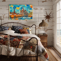 Moscow Winter Market Poster