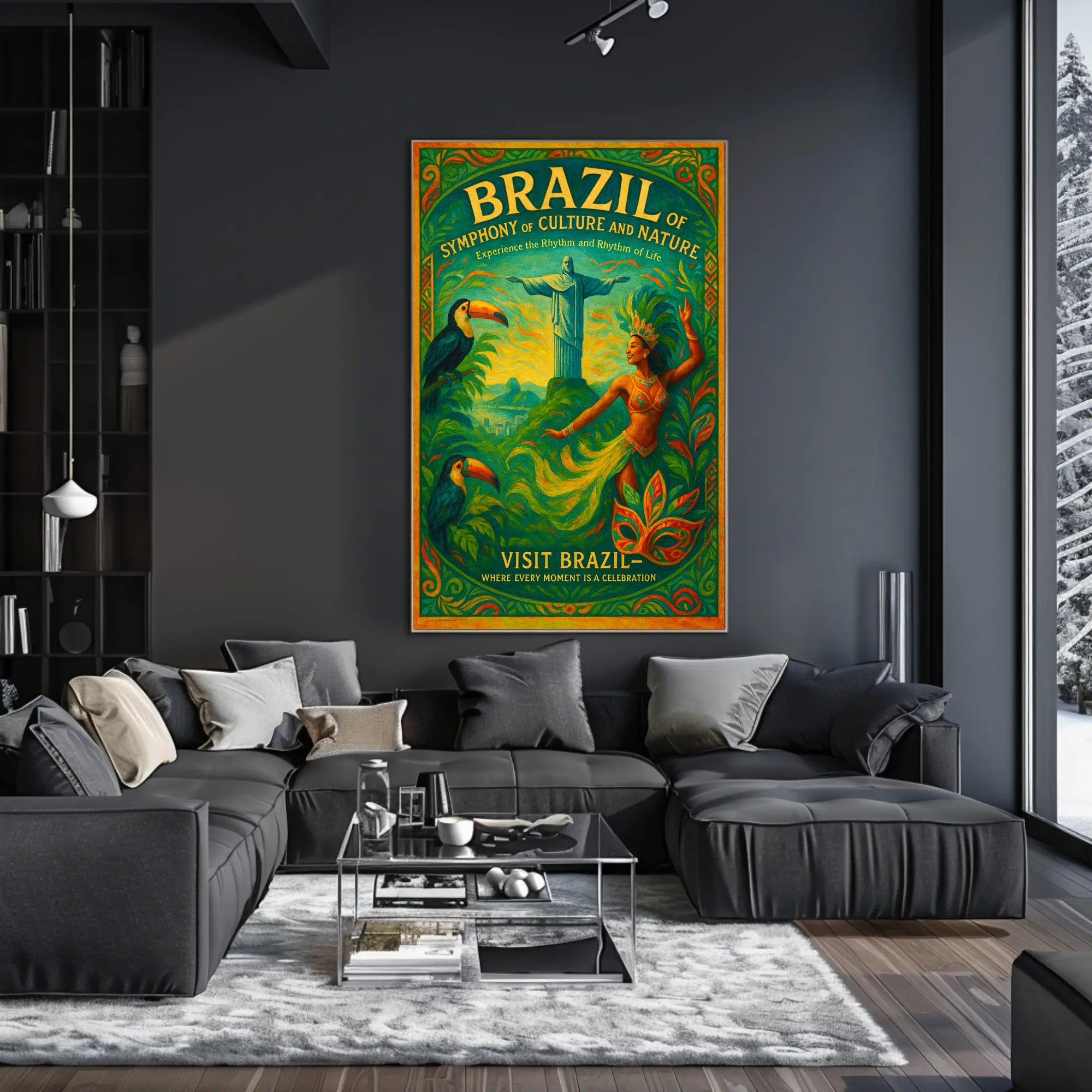 Brazil Symphony of Culture and Nature Poster
