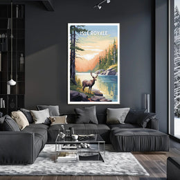 Isle Royale National Park Scenic Poster Print