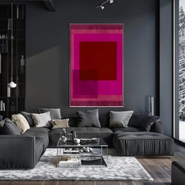 Vibrant Geometric Abstraction Poster