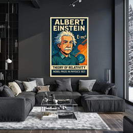 Albert Einstein Nobel Prize In Physics Poster