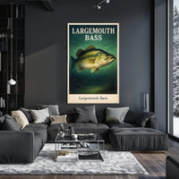 Largemouth Bass Poster PosterGoat