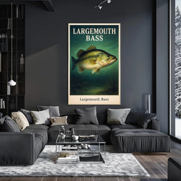 Largemouth Bass Poster PosterGoat