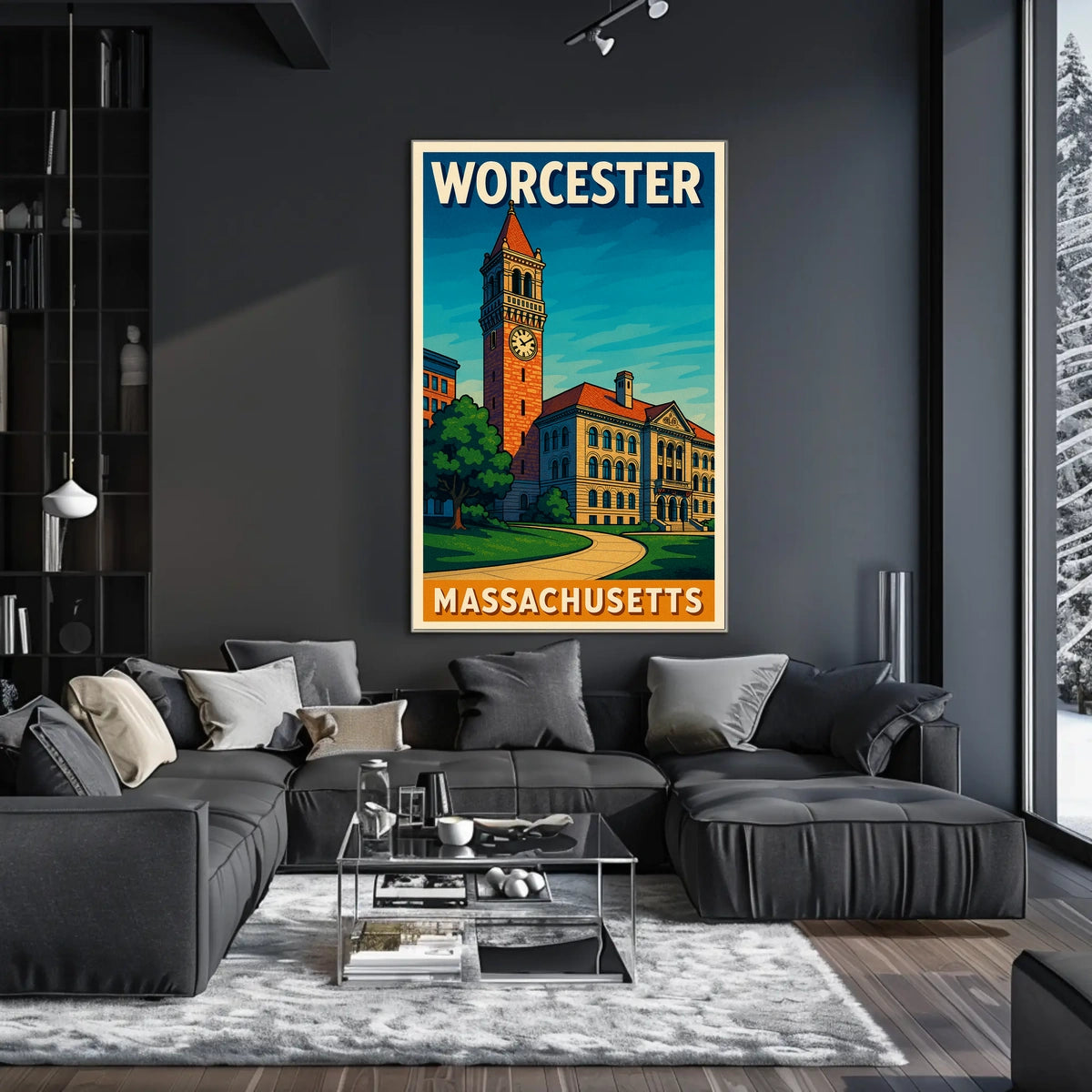 Worcester Massachusetts Poster