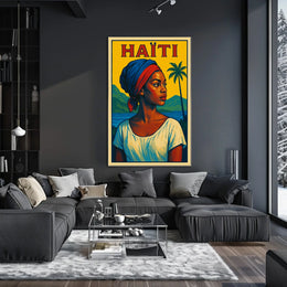 Haiti A Vibrant Tribute Poster